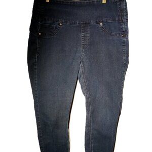 SPANX Jeans  Large (10-12)   Alexia Ankle Jeans/Jeggings  Skinny  Stretch Denim